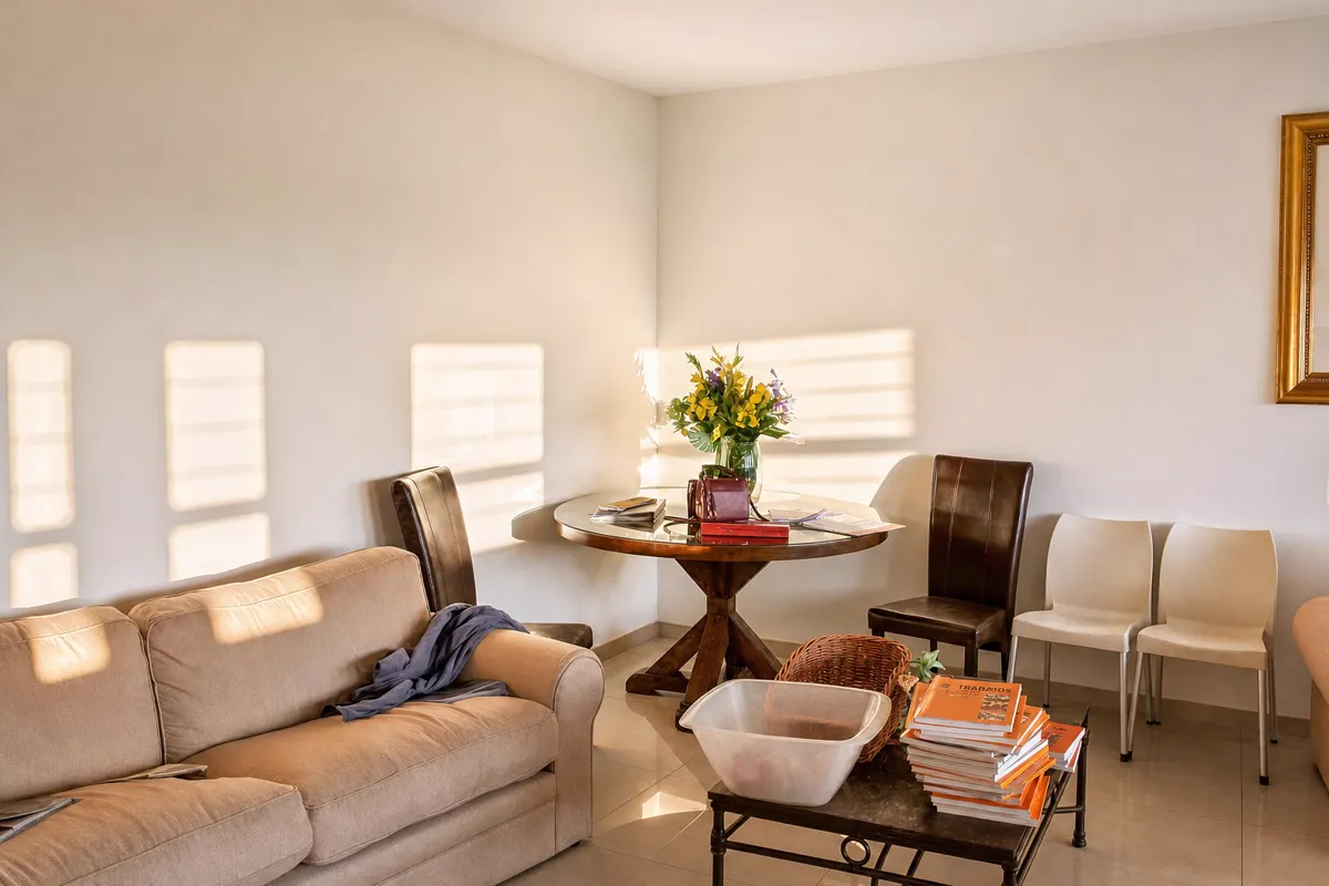 The same room with a bright pro HDR look