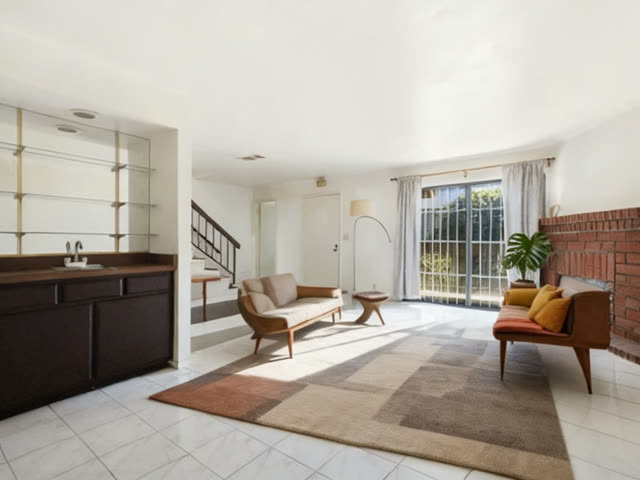 Mid-Century Modern staging — after