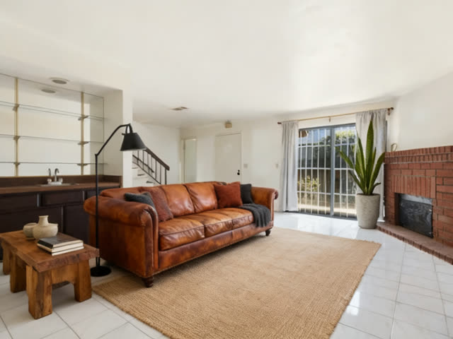 Rustic Modern staging — after